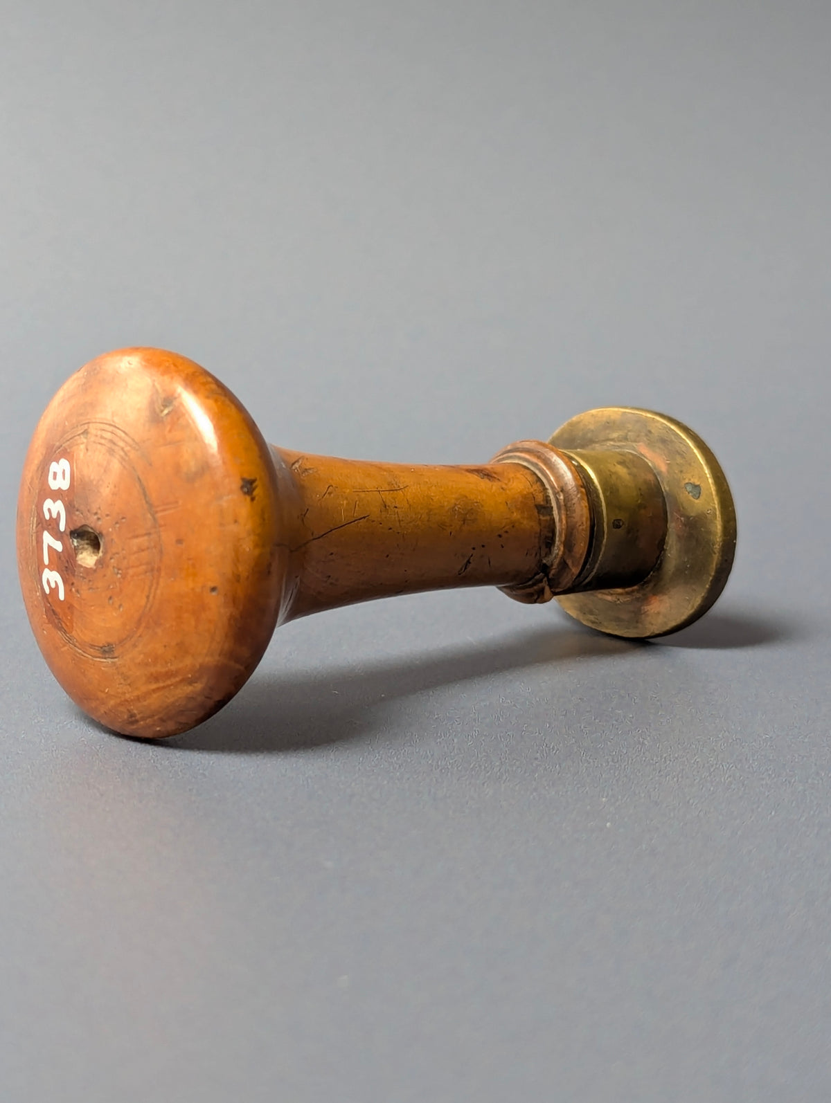 Interesting Early 19thC French Revolutionary De-faced Town Desk Seal - LOCHES