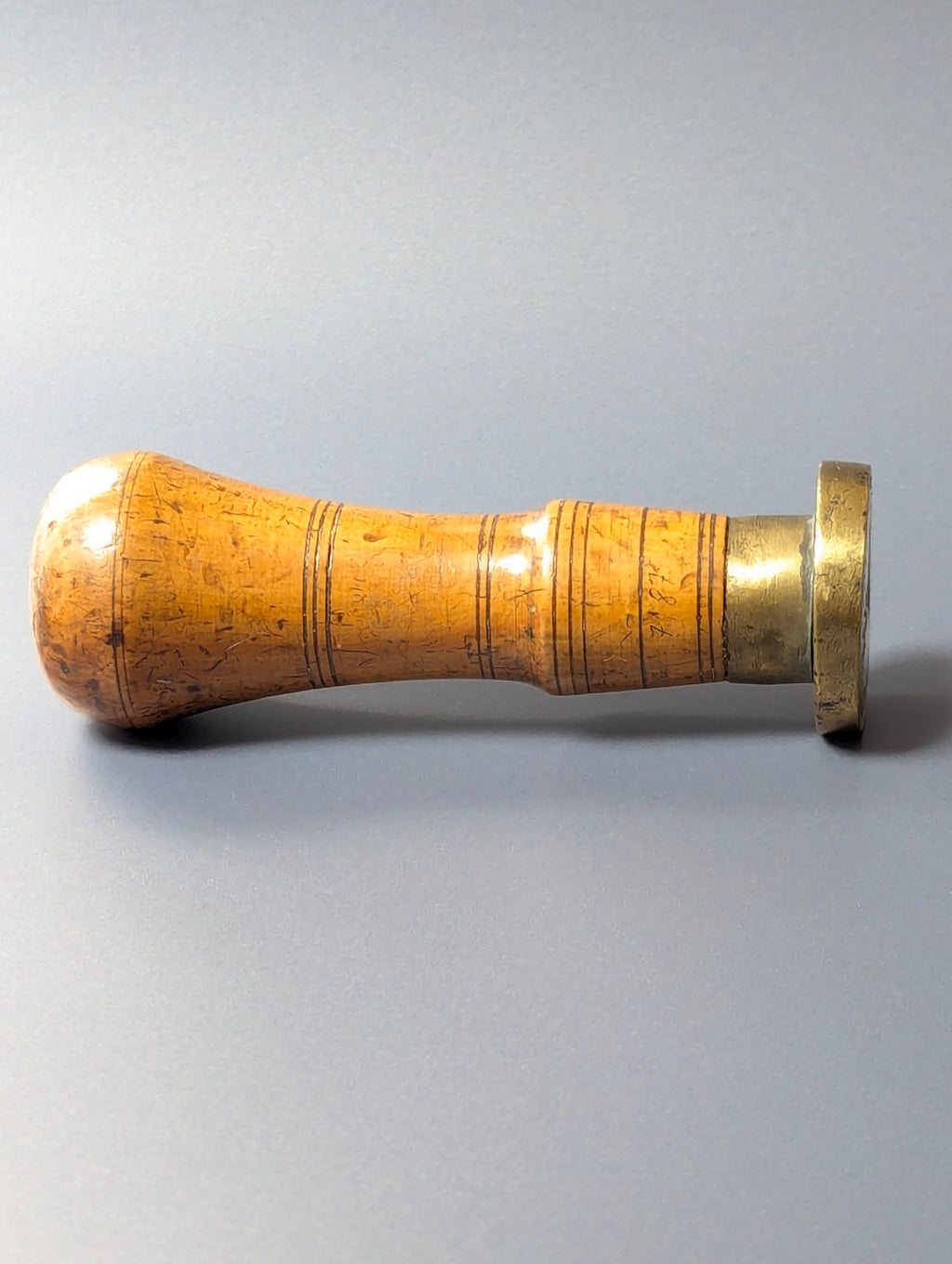 Early 19thC French Named Notary Desk Seal - Carol Derivaux