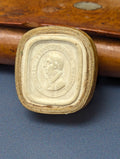 c1817 Glass Plaster Desk Matrix -  Honorem Perseverando Petimus