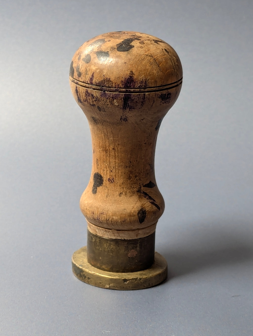 Early 19thC Religious German St. Catharinae Parish Desk Seal