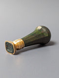 Fine 19thC Gold Mounted Bloodstone Armorial Desk Wax Seal - William Rashleigh MP Cornwall