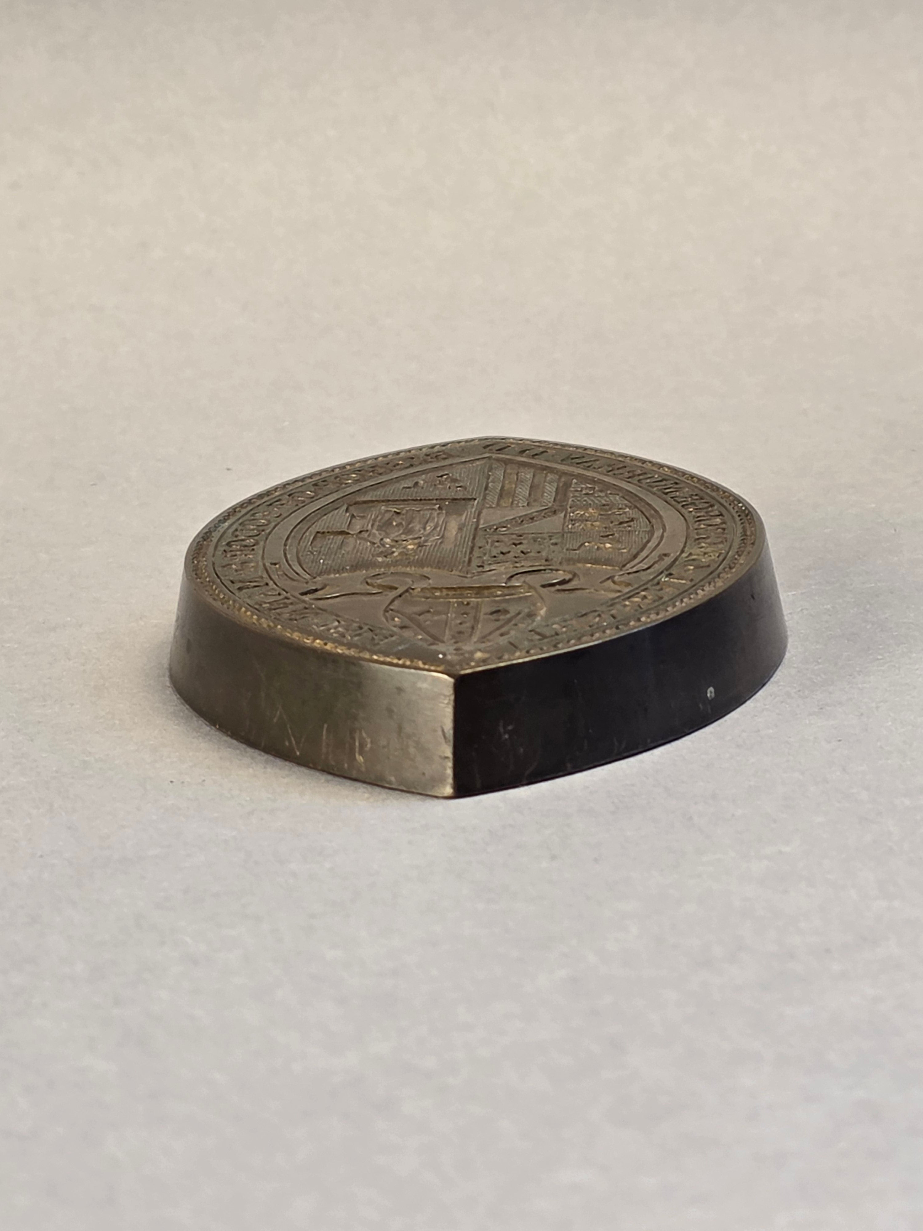 BRONZE SEAL FOR GEORGE MURRAY BISHOP OF SODOR AND MAN 1814