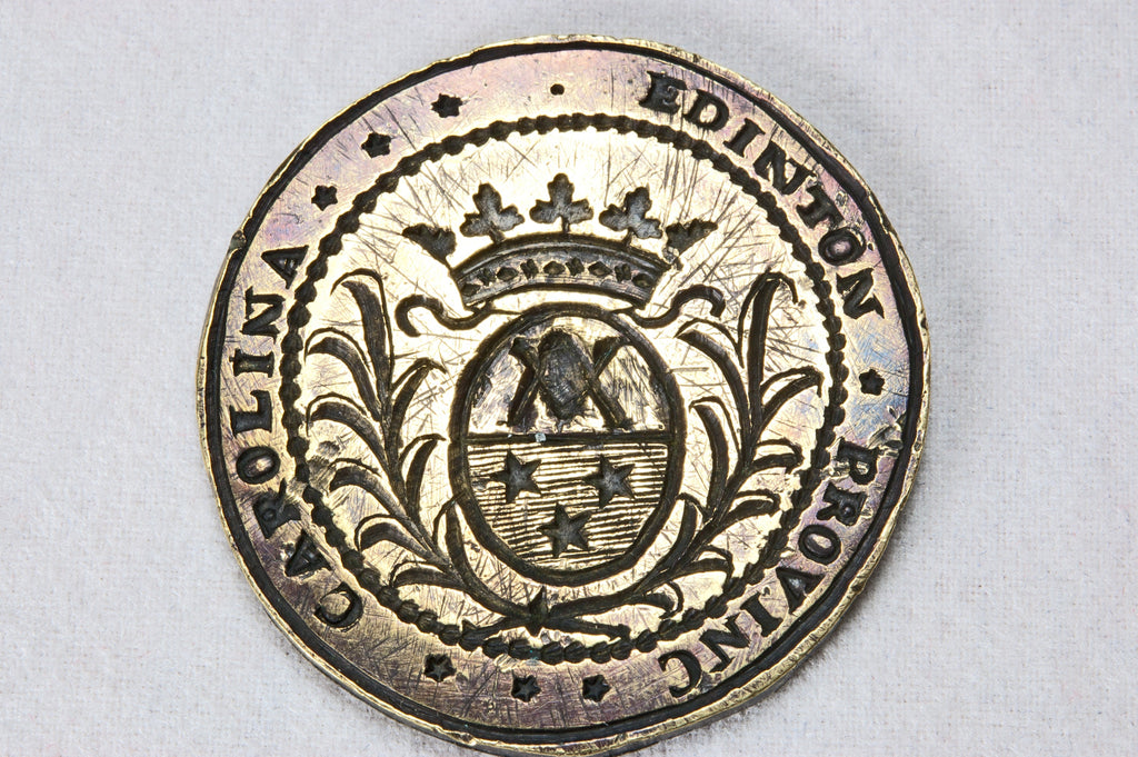 Alternative view of the Edinton Province Carolina desk seal matrix