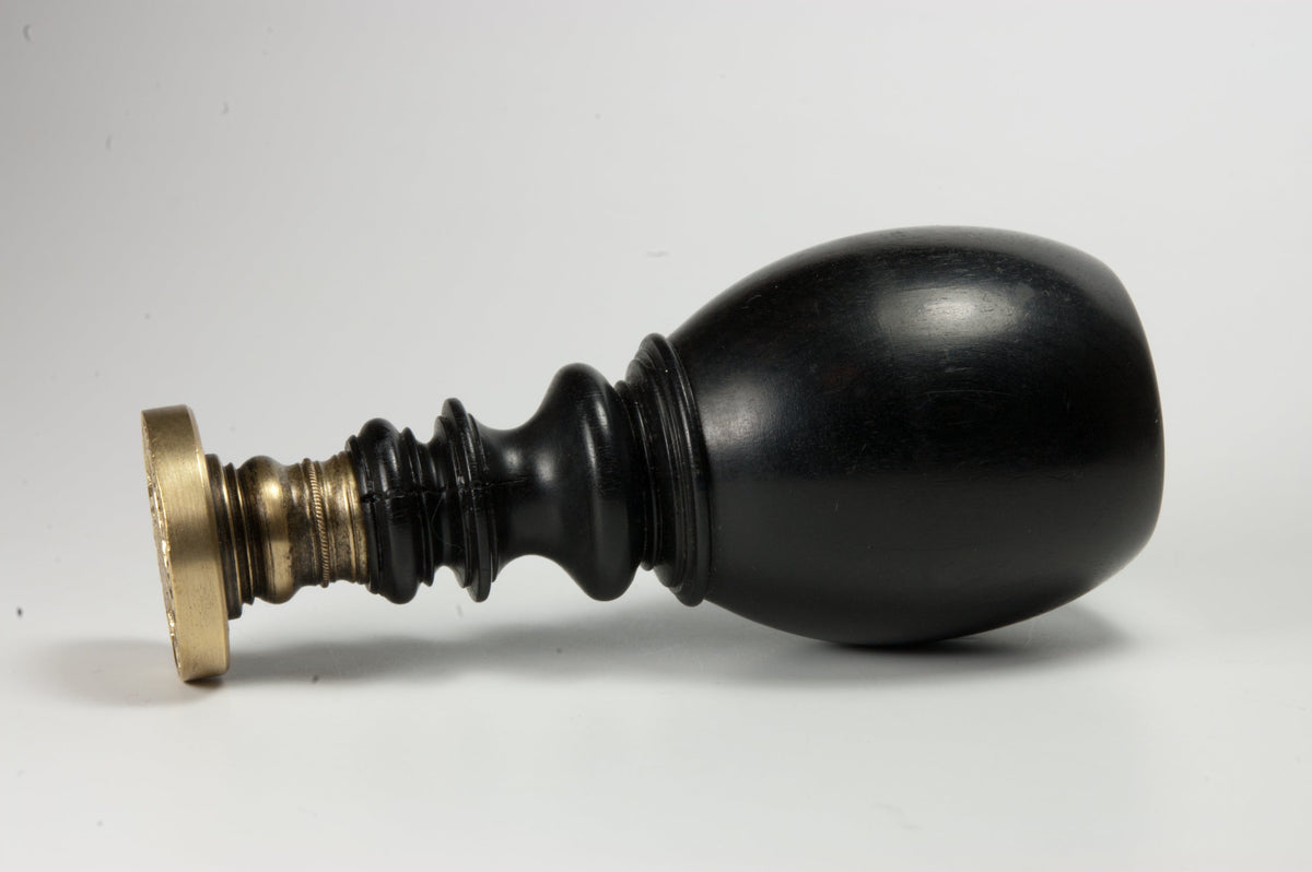 Ebony and Brass Stamp for the Herts Sheriff's Office
