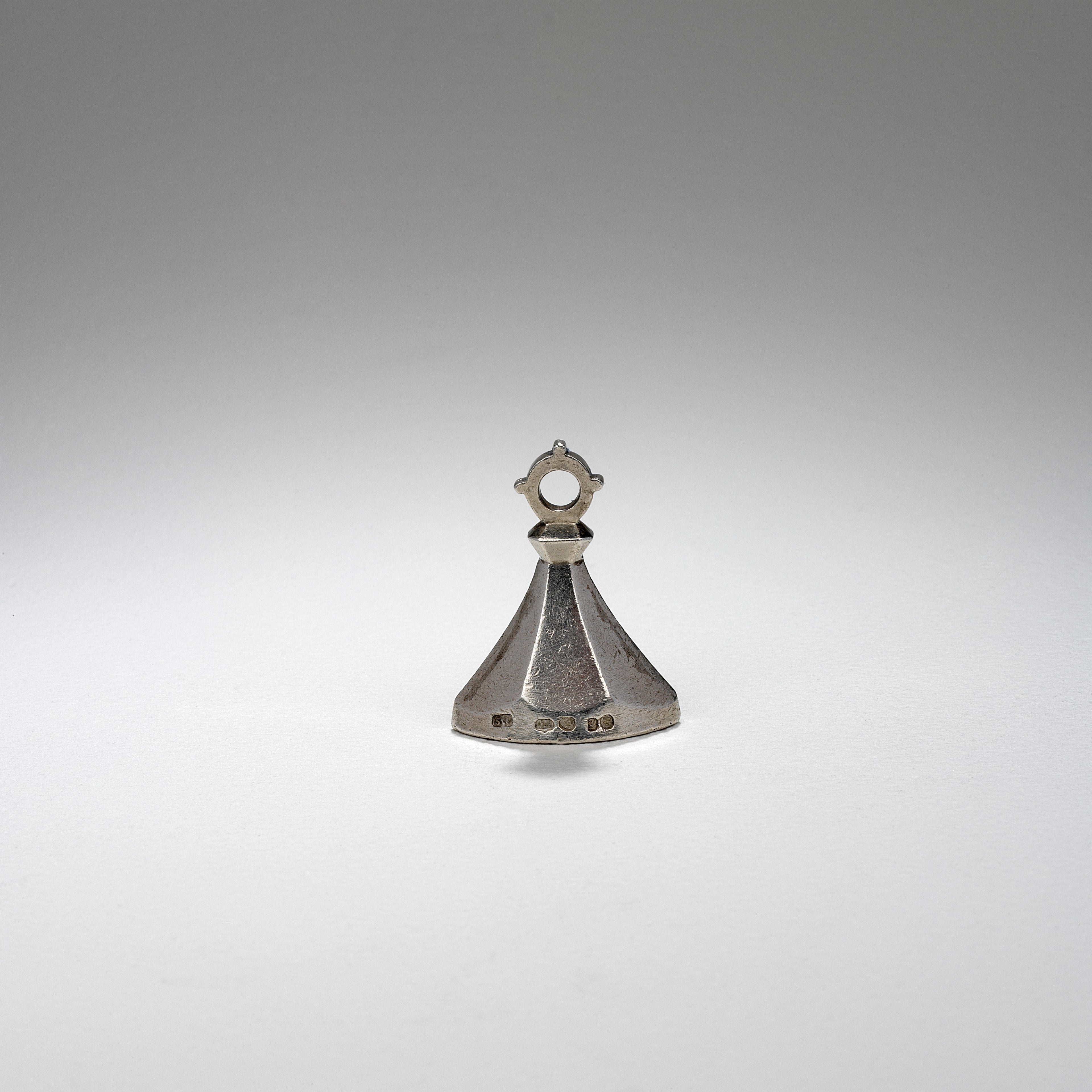 Silver antique fob wax seal by Stephen Warwick