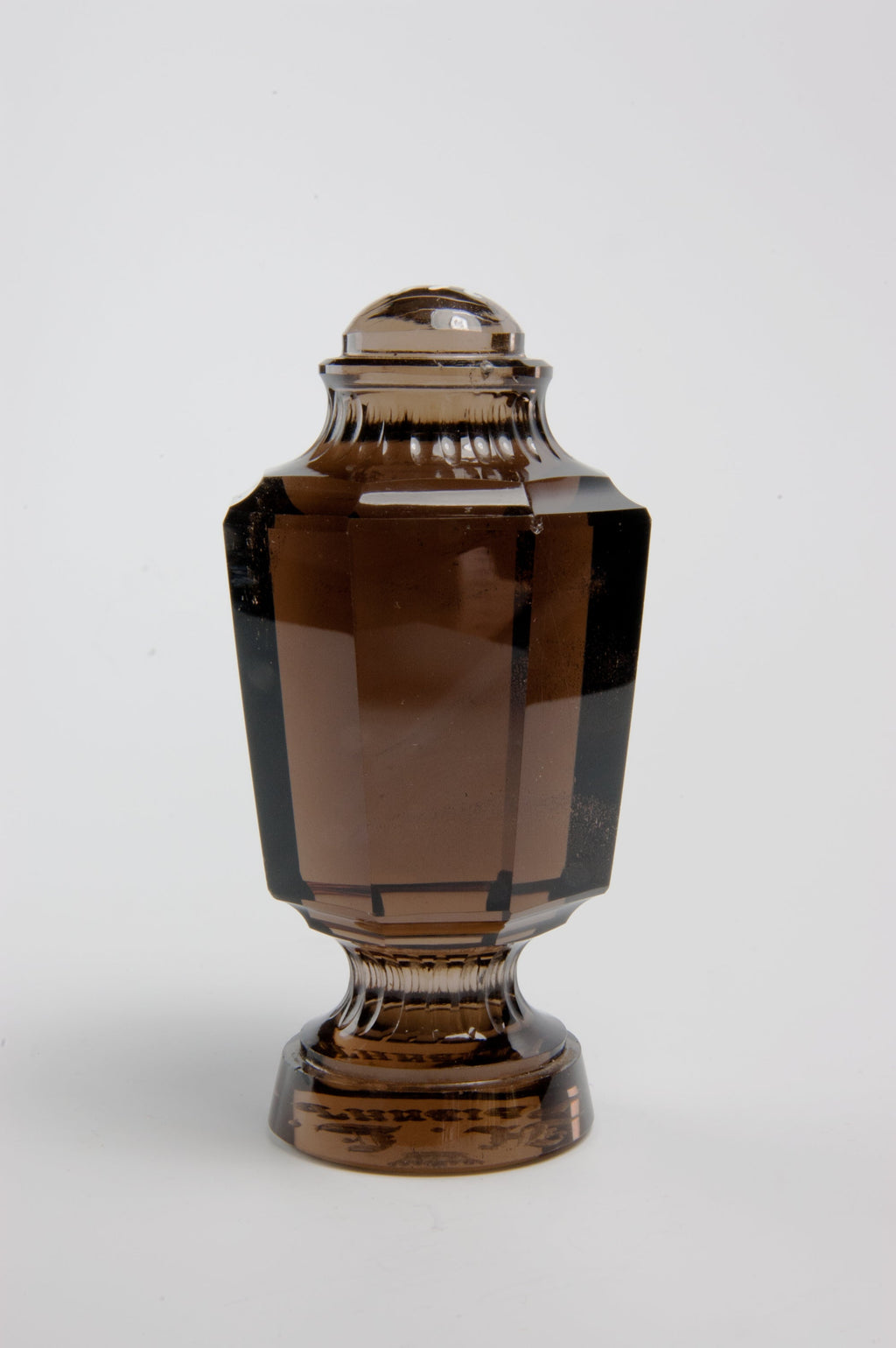 Tall smokey glass Russian desk wax seal