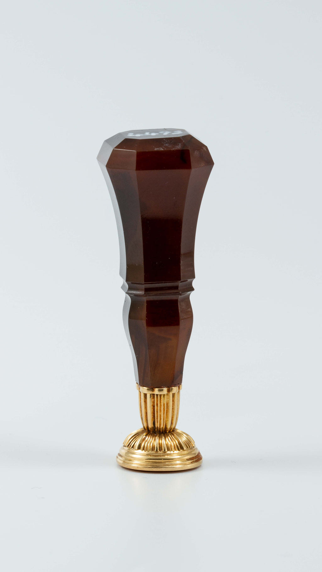 Early 19thC Agate, Gold & Carnelian Desk Wax Seal