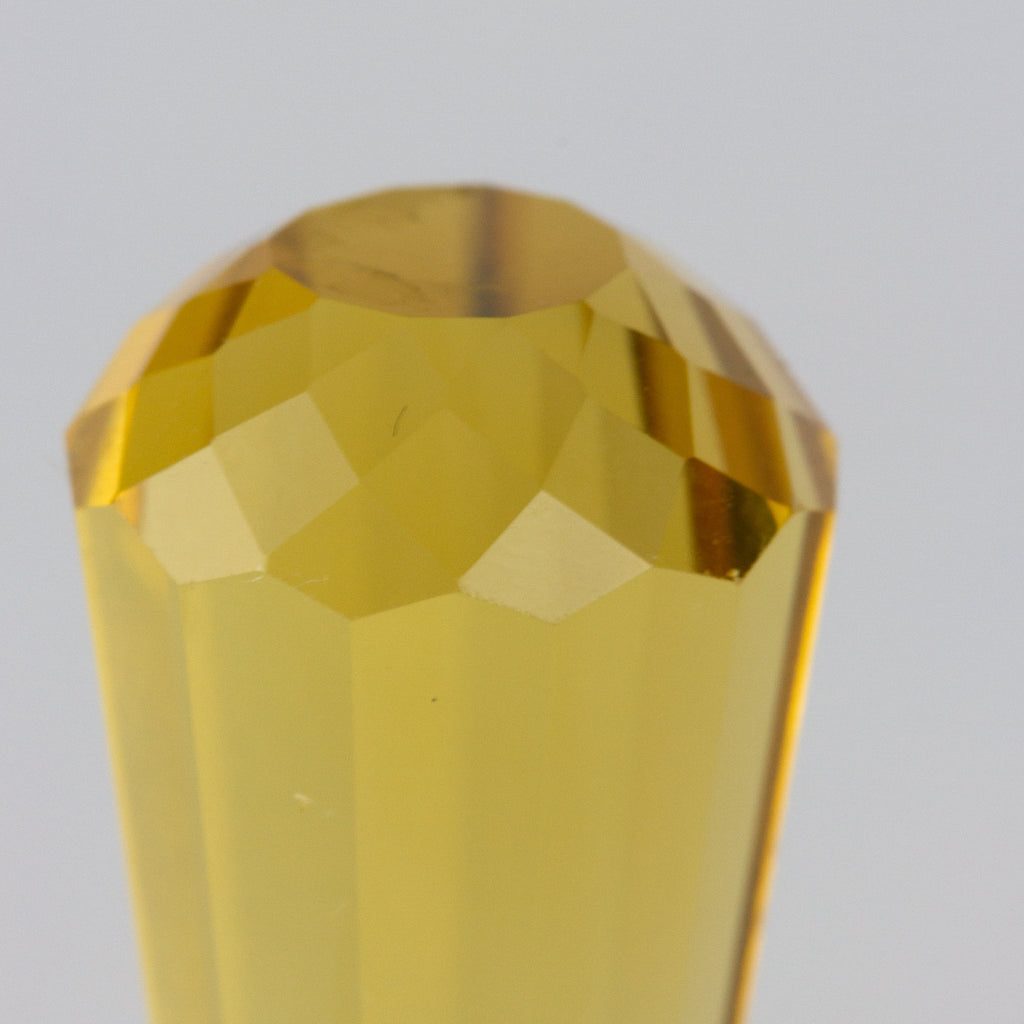 Faceted Citrine and Gold 'Cat' Desk Seal