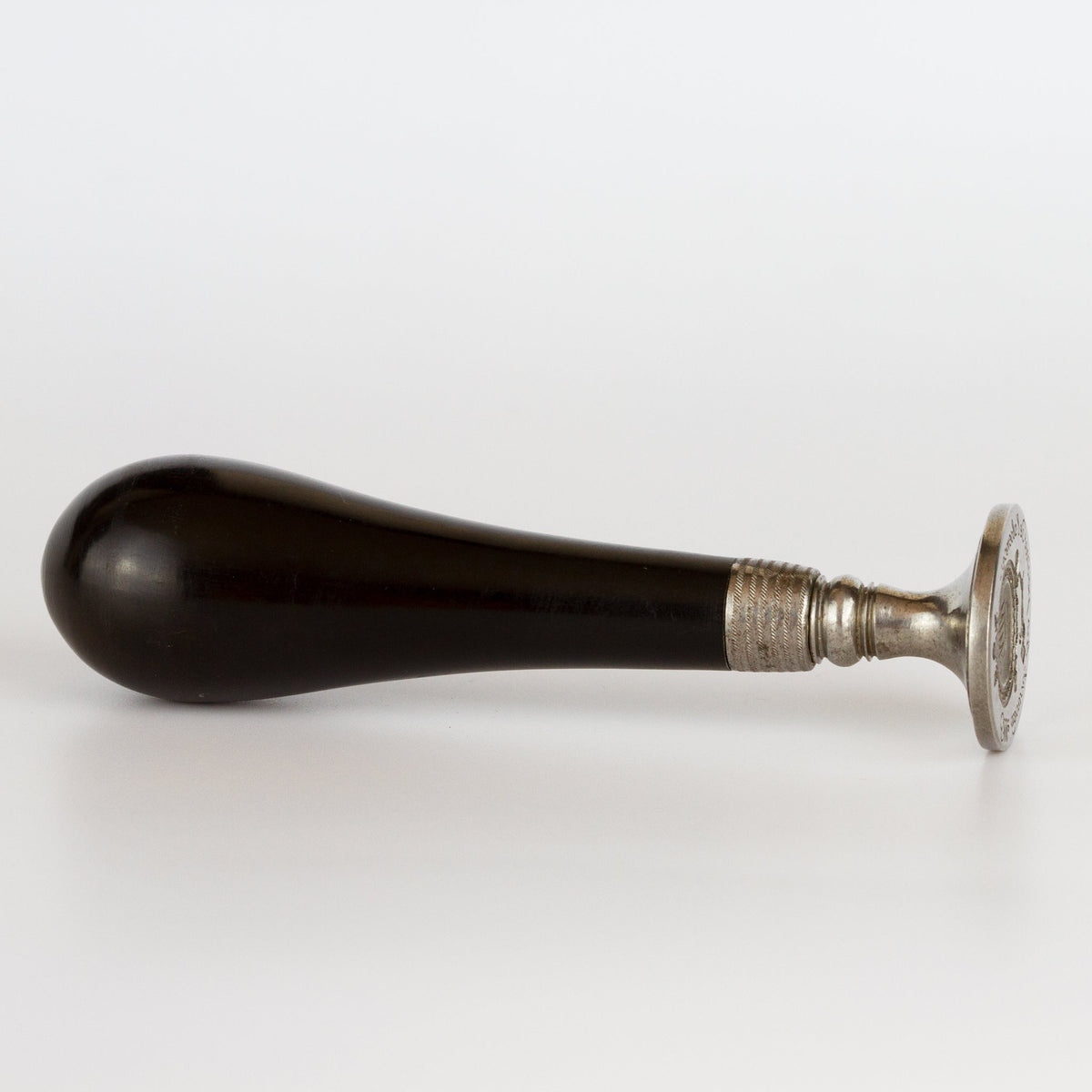 Ebony and Steel Desk Seal