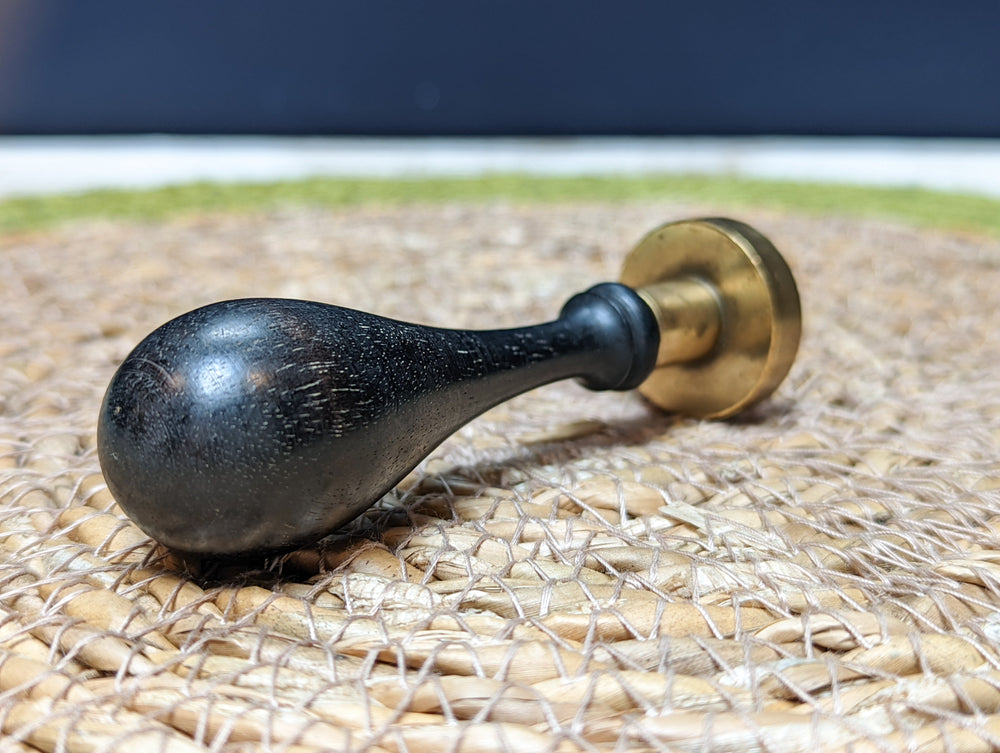 Rear view of French Goldsmith Guild  desk seal