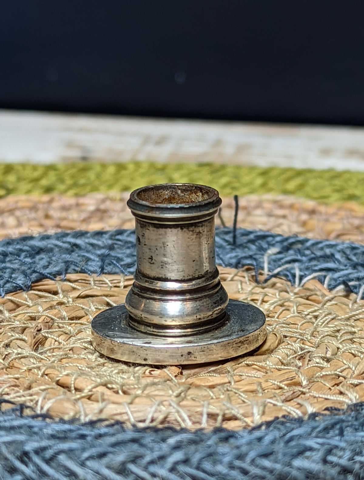 Silver 19th century Bishop's armorial desk wax seal