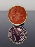 A Silver Fob Seal with Carnelian Matrix