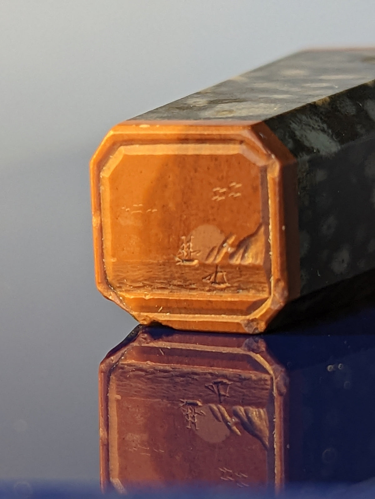 An English, Double-Ended Hardstone Desk Seal, Circa1806-1831