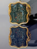A Hardstone and Gold Desk Seal, English Circa 1850