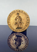 Early French Convent Bronze Desk Seal