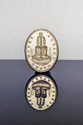 Silver matrix on antique wax seal for Albany Water Works