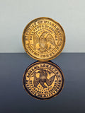 Matrix view of Portland brass customs desk wax seal
