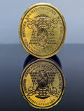 Matrix detail of antique wax seal for John Hughes