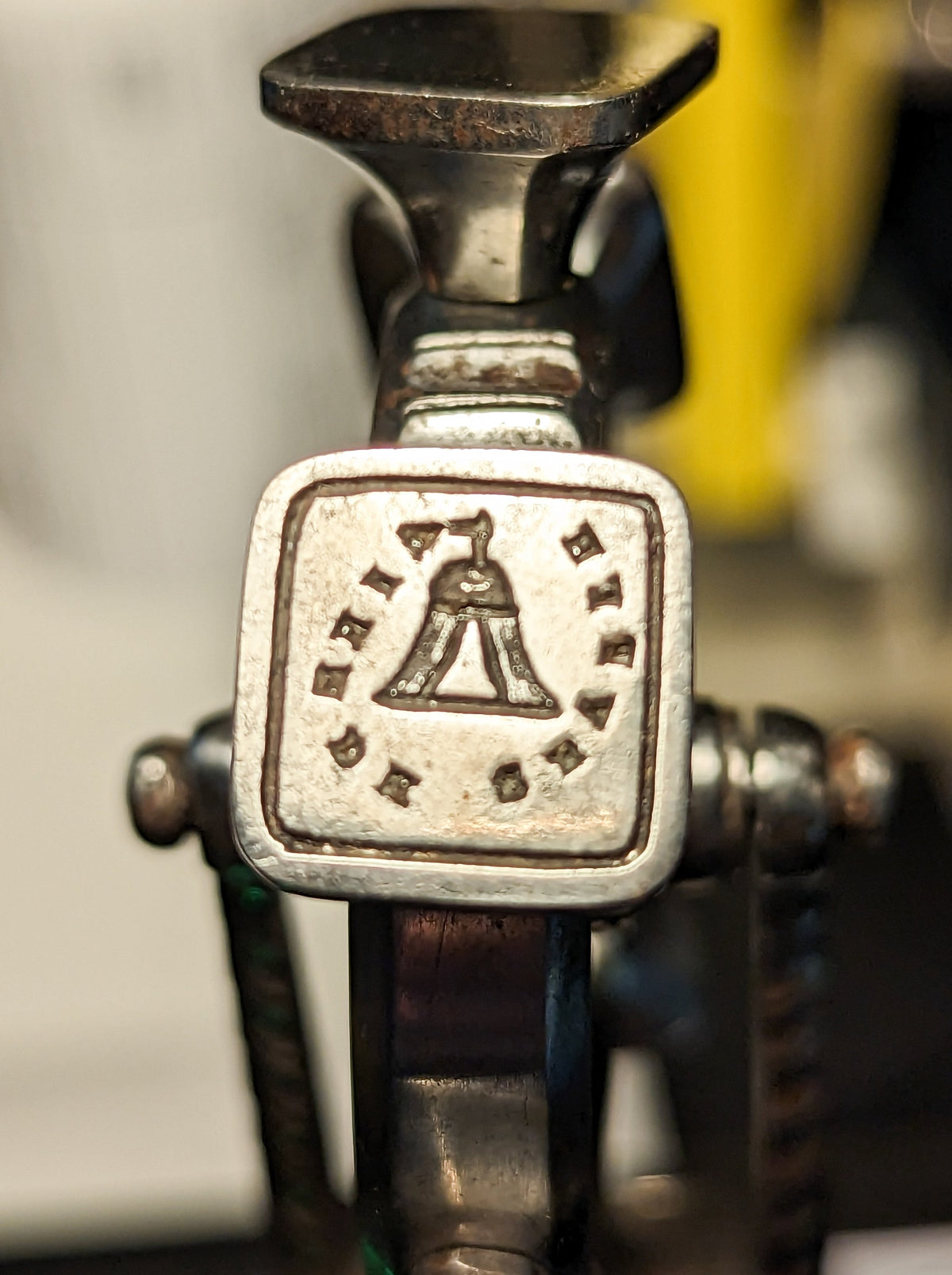Granite & Steel Spinning Wheel Desk Seal
