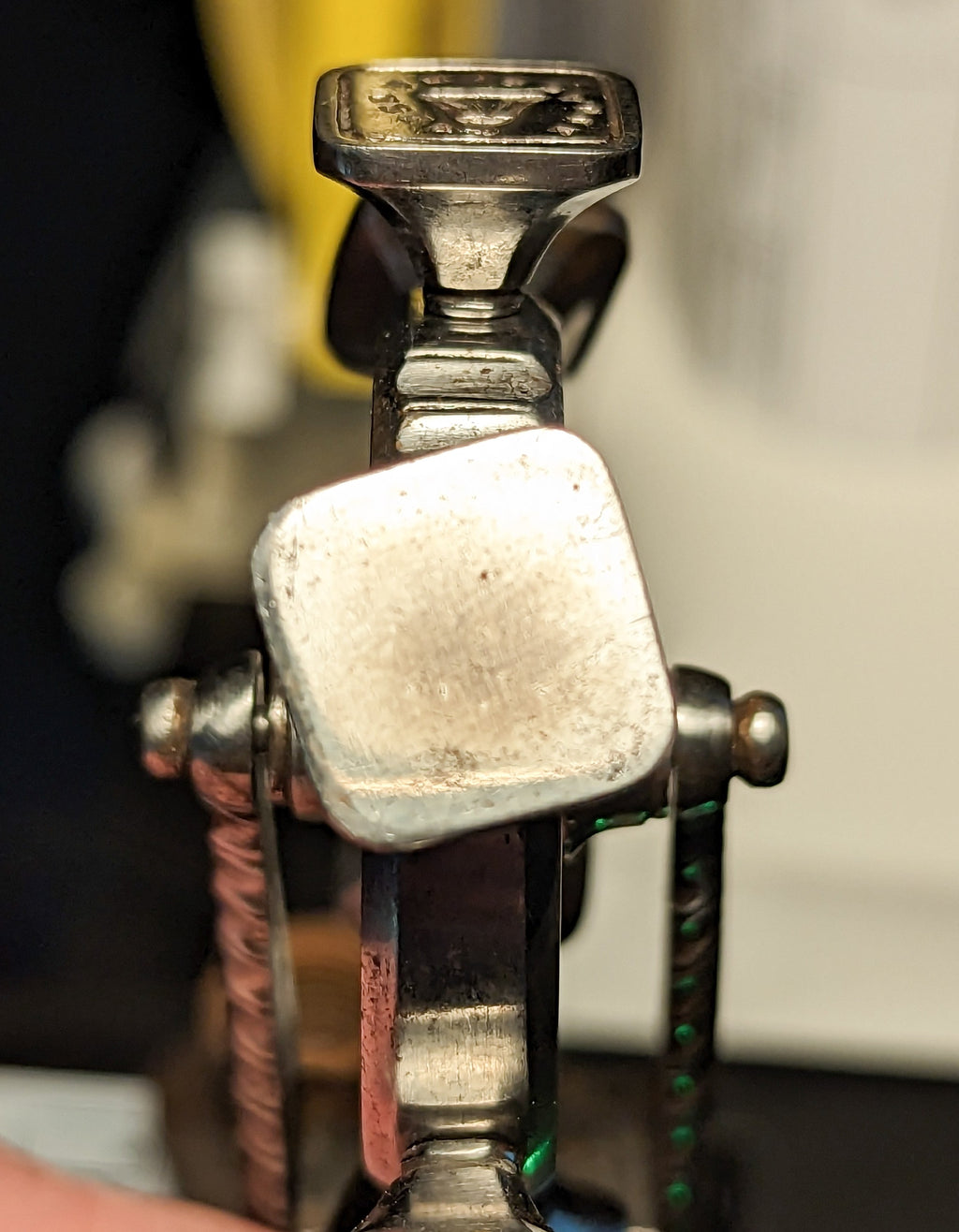 Granite & Steel Spinning Wheel Desk Seal
